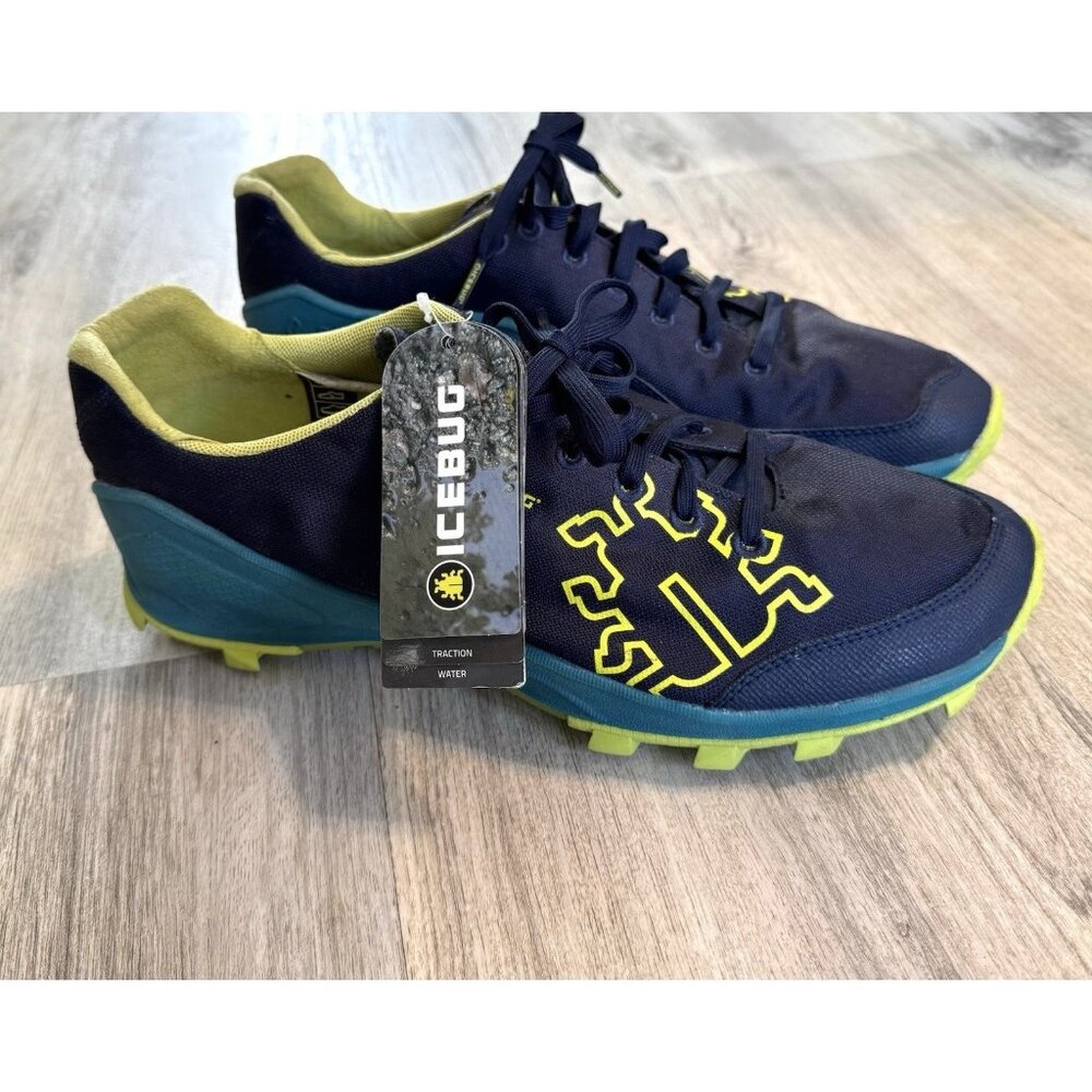 Icebug Zeal 2 RB9X Men Size 12 EUR 46 Trail Running Shoes Teal Green Blue NEW